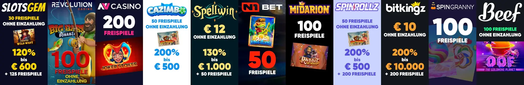 Slotsgem Slider Bonus