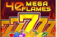 40 Mega Flames Logo