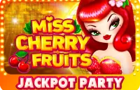 Miss Cherry Fruits Jackpot Party Logo