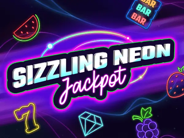 Sizzling Neon Jackpot Logo
