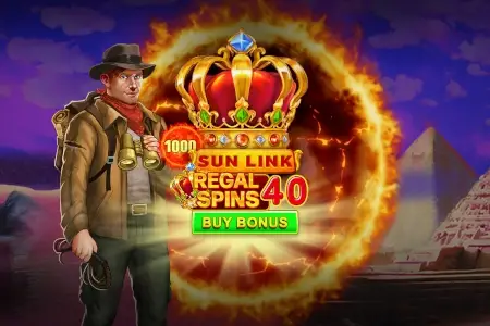 Regal Spins 40 Sun Link Logo
