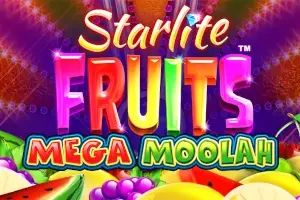 Starlite Fruits Mega Moolah Logo