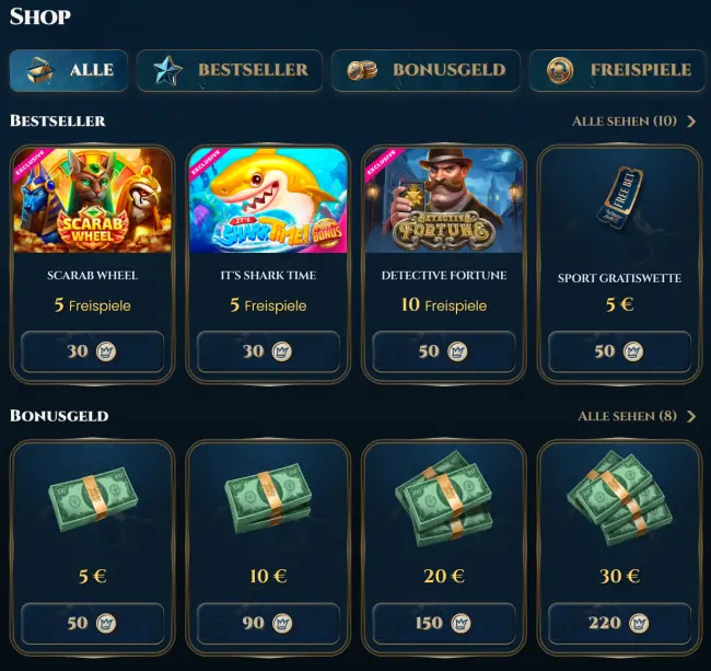 Wonderluck Casino Shop