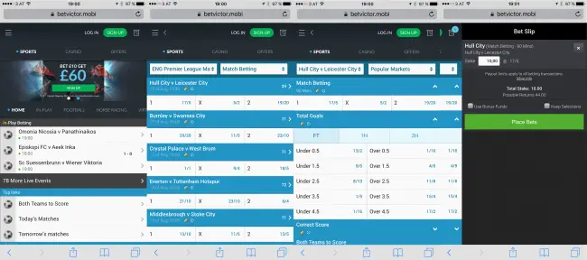 betvictor app en