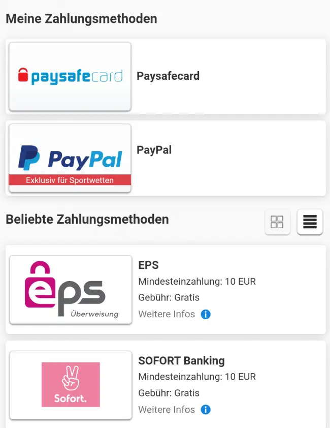 bwin Auszahlung