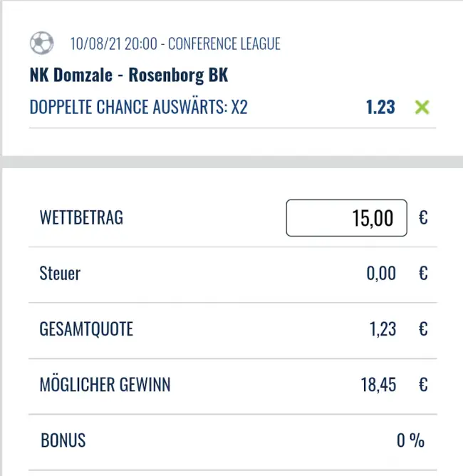 Happybet Tippschein