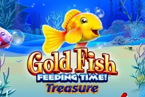Gold Fish Feeding Time Treasure Logo