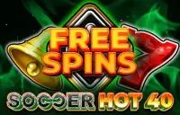 Soccer Hot 40 Free Spins Logo