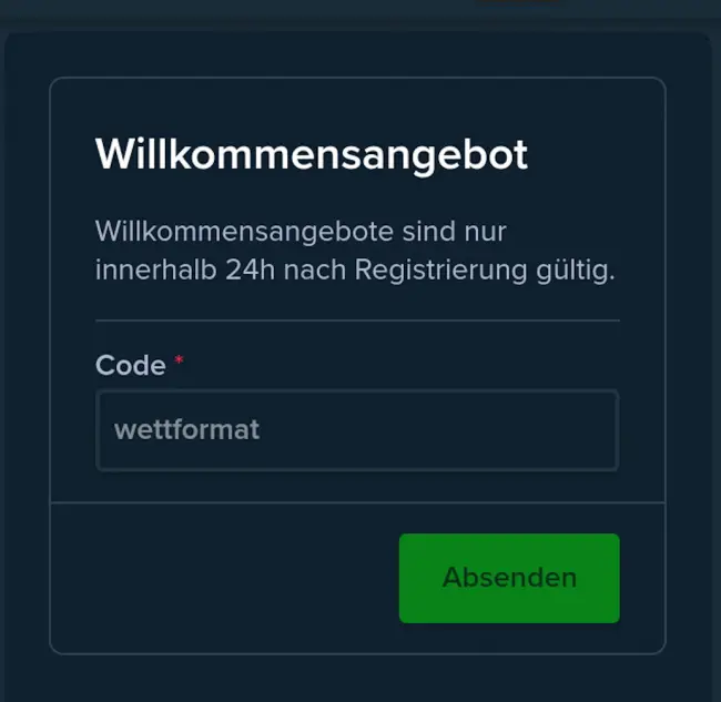 Stake Gutschein
