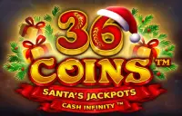 36 Coins Santa's Jackpots Logo