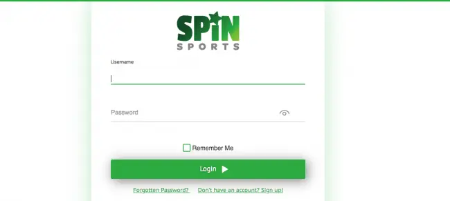 SpinSports Login
