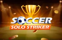 Soccer Solo Striker Logo
