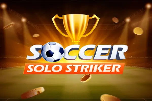 Soccer Solo Striker Logo