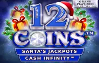 12 Coins Grand Platinum Edition Santa's Jackpots Logo