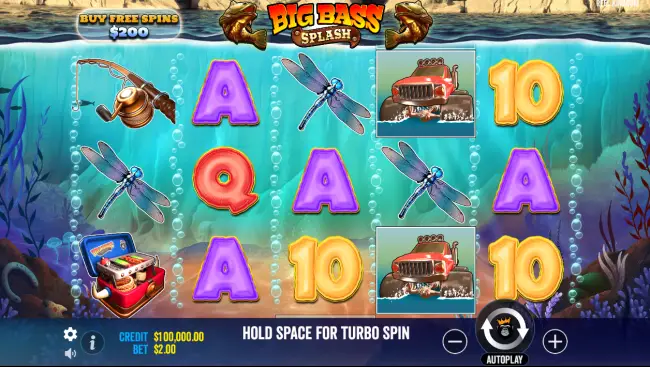 Big Bass Splash, Freispiele