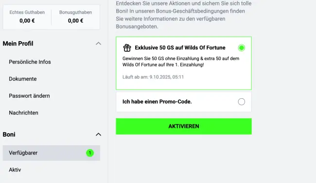 Spinny Casino Freispiele