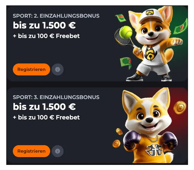 Corgibet Casino Bonus