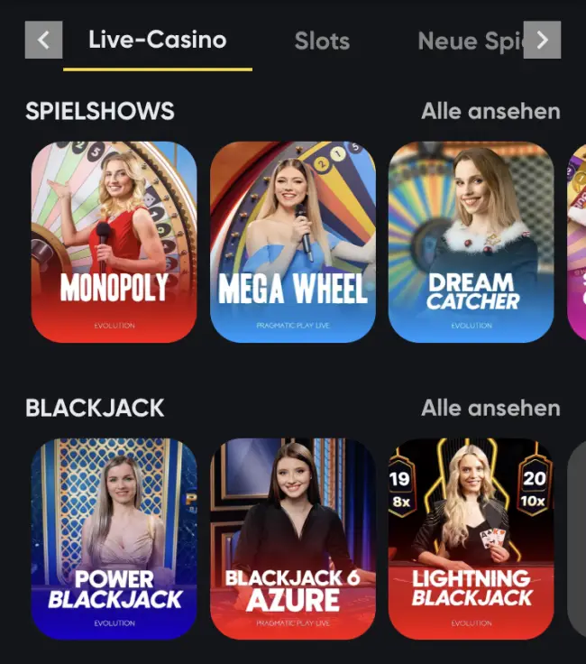 Instant Casino Test