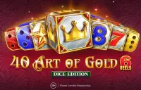 40 Art of Gold 6 Reels Dice Edition Logo