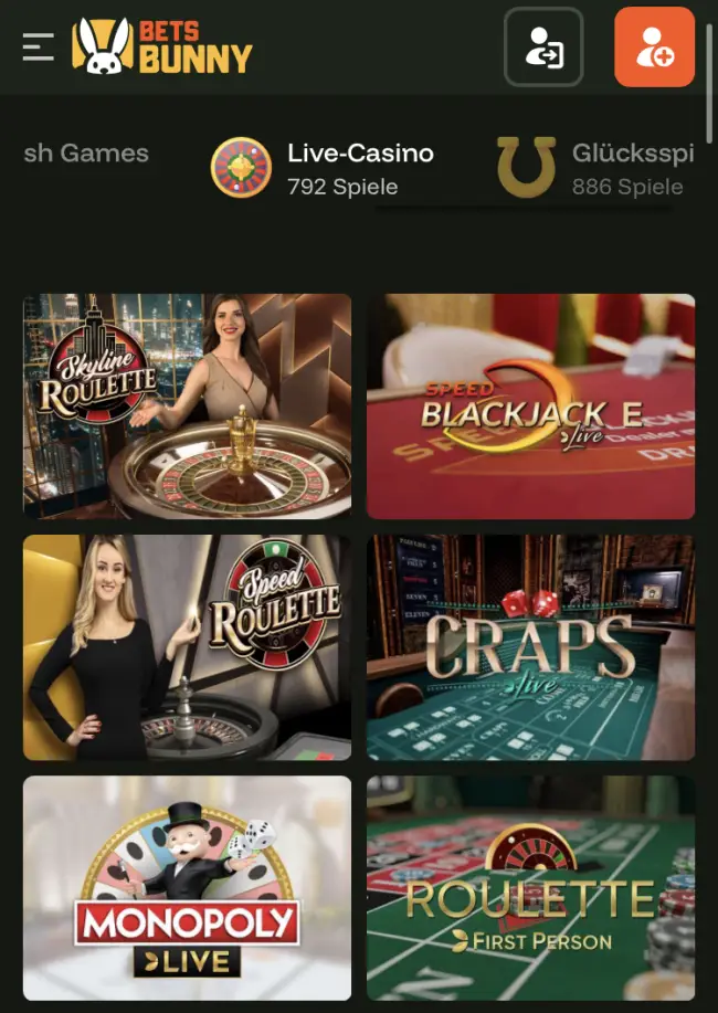 Bets Bunny Casino Test