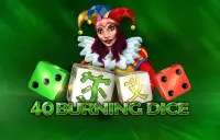 40 Burning Dice Logo