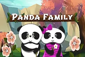 Panda Family Logo