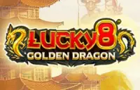 Lucky 8 Golden Dragon Logo