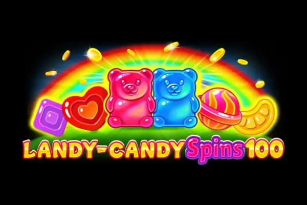 Landy-Candy Spins 100 Logo