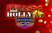 Bells and Holly Multiplier Retro Roller Logo