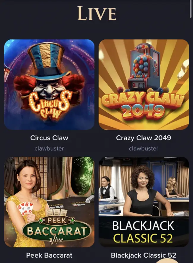 Live-Casino, CasinoRex