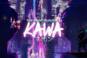 The Neon Samurai Kawa Logo