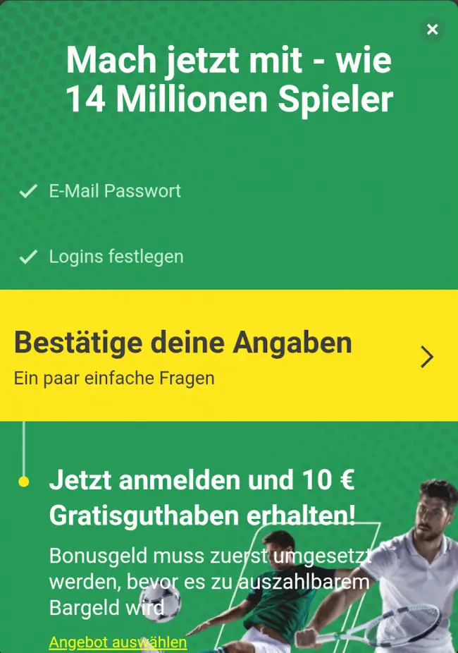 Unibet Gutschein