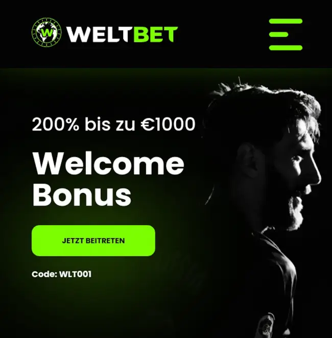 Weltbet-Willkommensbonus