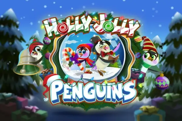 Holly Jolly Penguins Logo