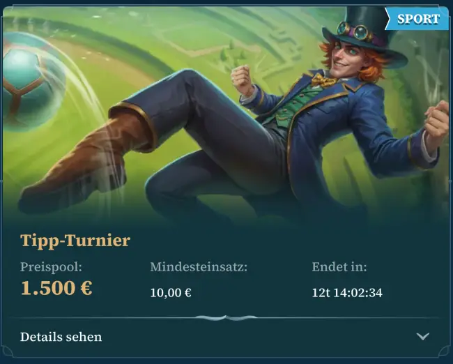 BetAlice Sport Turniere