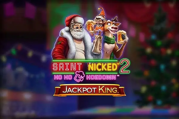 Saint Nicked 2 Jackpot King Logo