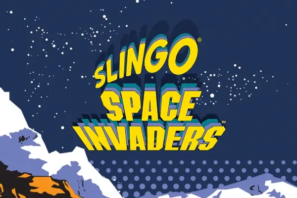 Slingo Space Invaders Logo