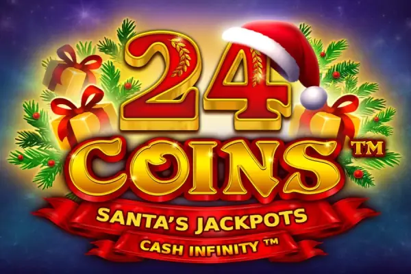 24 Coins Santa's Jackpots Logo