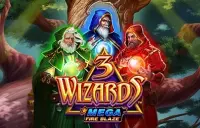 Mega Fire Blaze: 3 Wizards Logo