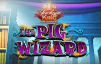 The Pig Wizard Jackpot King Logo