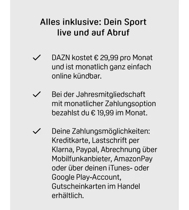 Dein Sport Live Stream Abo