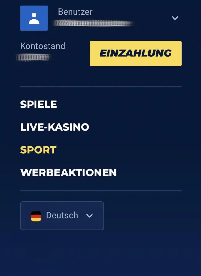 Jupi Casino, Hauptmenü, Benutzerfreundlichkeit