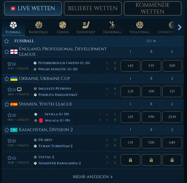 Wonderluck Sportwetten Test