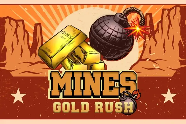 Mines Gold Rush Logo