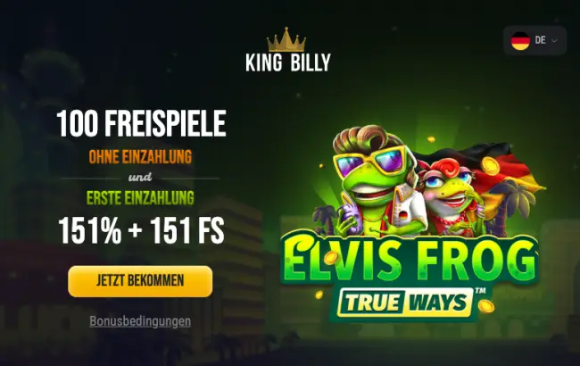 Kingbilly Casino Bonus