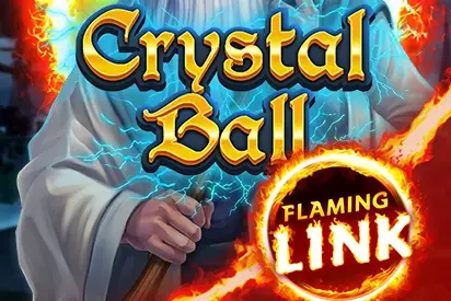Crystal Ball Flaming Link Logo