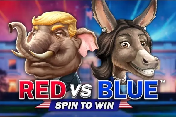Red vs Blue Spin to Win Logo