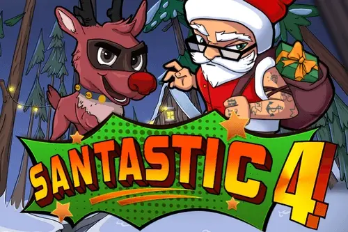 Santastic 4 Logo