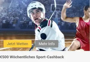 Reloadbet Cashback Bonus € 500