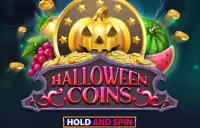 Halloween Coins Hold and Spin Logo